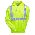 Men's High Visibility Cotton Blend Hooded Sweatshirt